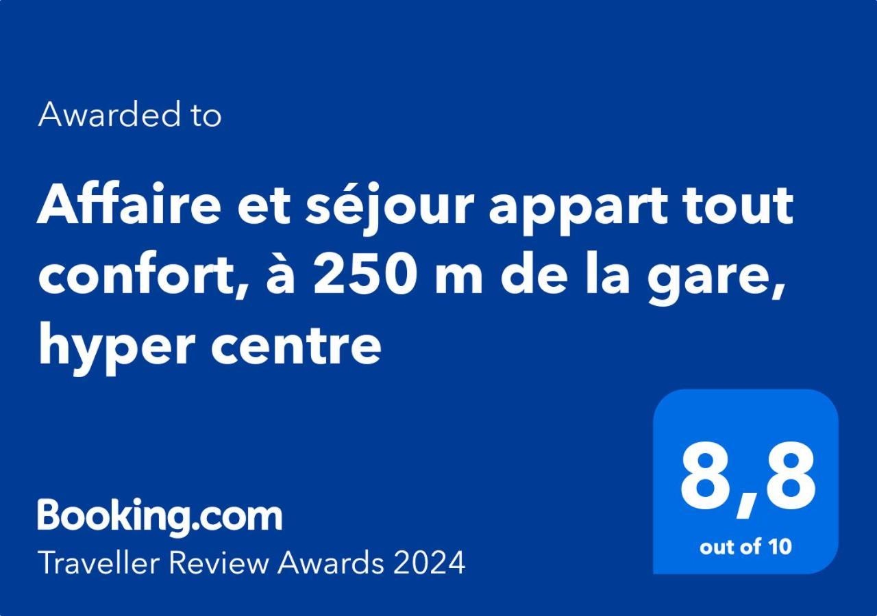 Appartement Avec Balcon A 250 M De La Gare, Hyper Centre Tours Buitenkant foto